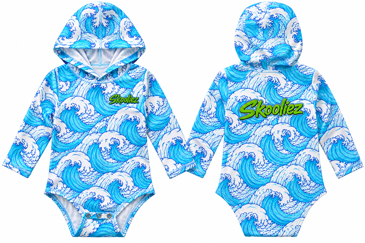 Hooded Infant SPF onesie